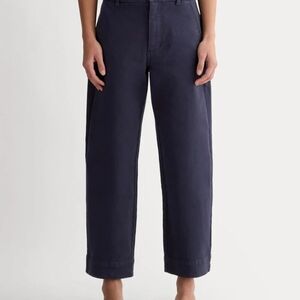 Everlane Straight Leg Utility Pant In Navy